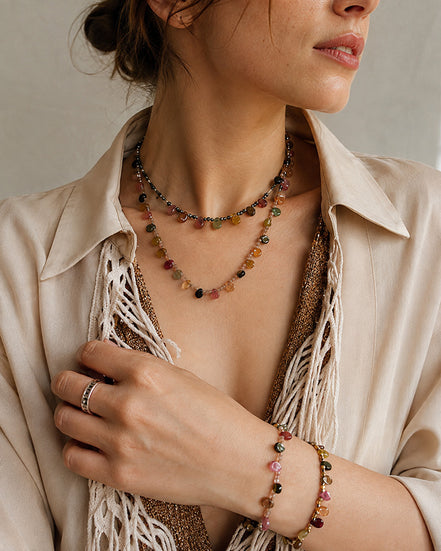 Garden Drops Tourmaline Necklace