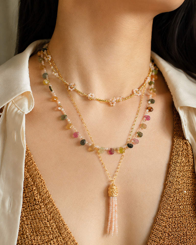 Garden Drops Tourmaline Necklace